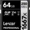 Lexar Professional 1667x 64 GB SDXC UHS-II — čítanie až 250 MB/s V60