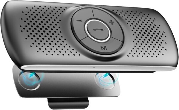 AGPTEK — Bluetooth handsfree do auta s reproduktorom a slotom na TF kartu