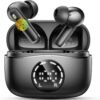 01-275.jpg Bezdrôtové slúchadlá do uší J66 s Bluetooth 5.4 a LED displejom čierne