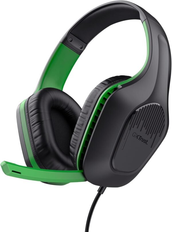 01-303.jpg Trust GXT 415X Zirox — herné slúchadlá pre Xbox Series X/S čierno-zelené