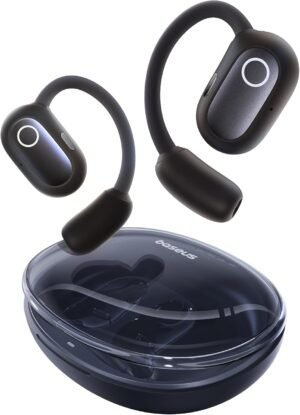 Baseus Eli Sport 1 — bezdrôtové slúchadlá open-ear Bluetooth 5.3 čierne