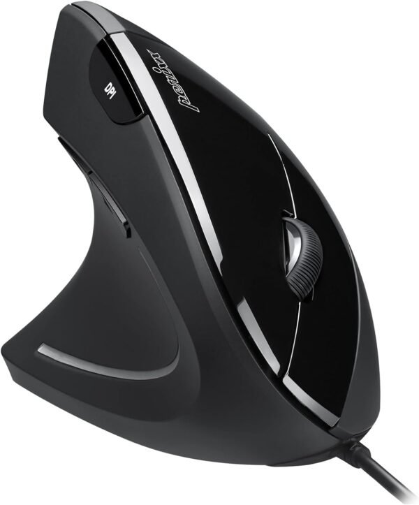 Perixx Perimice-513L — vertikálna ergonomická káblová myš pre ľavákov