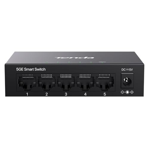 01-326.jpg Tenda TEG205E — 5-portový gigabitový smart switch s podporou VLAN a QoS