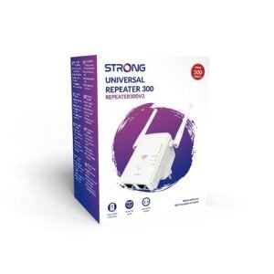 01-340.jpg STRONG Universal Repeater 300 V2 — Wi-Fi zosilňovač 300 Mbit/s biely