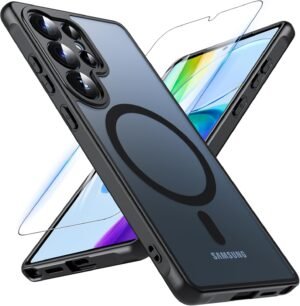 01-397.jpg BESINPO puzdro pre Samsung Galaxy S25 Ultra — magnetické s tvrdeným sklom