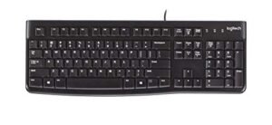 Logitech K120 — drôtová USB klávesnica plnej veľkosti odolná proti poliatiu