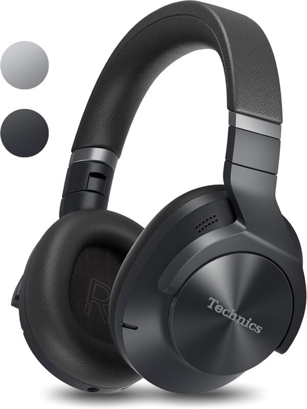 Technics EAH-A800E-K — bezdrôtové náhlavné slúchadlá s ANC a LDAC čierne