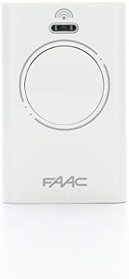 01-456.jpg FAAC XT2 433 SLH LR — dvojkanálový diaľkový ovládač brány 433 MHz biely