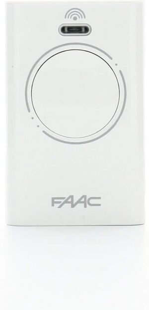 01-459.jpg FAAC XT2 433 SLH — dvojkanálový diaľkový ovládač brány 433 MHz biely