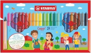 01-488.jpg Stabilo Cappi — 24 fixiek s krúžkom na uzávery a ergonomickým telom
