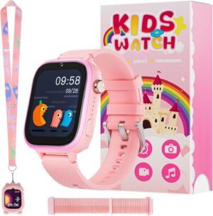01-49.jpg OKYUK — detské smart hodinky 4G s GPS videohovormi a tlačidlom SOS ružové