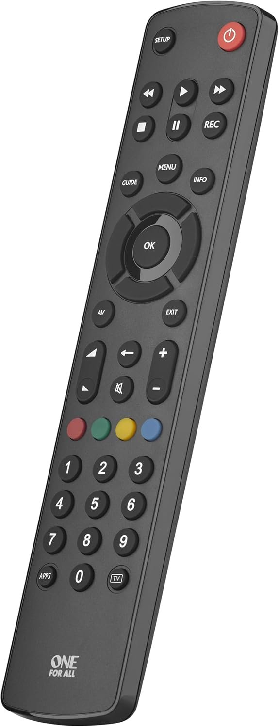 One For All URC1210 Contour TV — univerzálny diaľkový ovládač k televízoru
