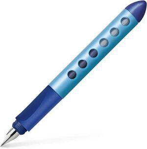 Faber-Castell Scribolino — školské plniace pero pre pravákov modré