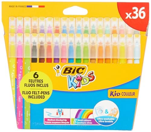 01-516.jpg BIC Kids Kid Couleur — sada 36 ultra zmývateľných fixiek pre deti