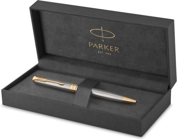 01-55.jpg Parker Sonnet Stainless Steel GT — guľôčkové pero s otočným mechanizmom