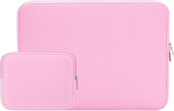 01-550.jpg RAINYEAR 13" puzdro na notebook s vreckom na príslušenstvo ružové