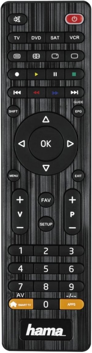 01-560.jpg Hama 00012306 univerzálny diaľkový ovládač 4 v 1 pre Smart TV čierny