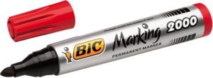 01-591.jpg BIC Marking 2000 ECOlutions — permanentný fix červený balenie 12 kusov