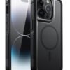 JETech puzdro pre iPhone 14 Pro Max — dvojvrstvové s MagSafe čierne