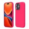 01-641.jpg kwmobile puzdro pre iPhone 16 Pro — silikónové neónovo ružové