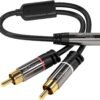 01-643.jpg KabelDirekt — adaptér 2x cinch na 3,5 mm jack zásuvku dĺžka 0,2 metra