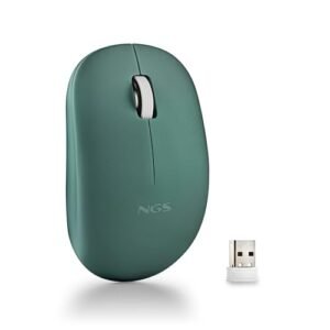 NGS Fog Pro — bezdrôtová optická myš 1000 DPI s tichými tlačidlami zelená