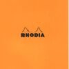 01-691.jpg Rhodia N.19 poznámkový blok A4+ 80 listov linajkový s okrajom oranžový