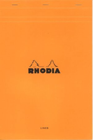 01-691.jpg Rhodia N.19 poznámkový blok A4+ 80 listov linajkový s okrajom oranžový