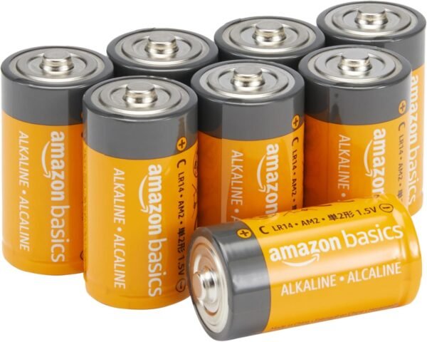 Amazon Basics — alkalické batérie typu C veľkosti LR14 balenie po 8 kusov