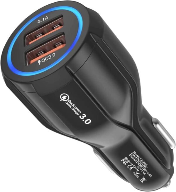 01-719.jpg Hoppac — USB nabíjačka do auta s dvoma portami a Quick Charge 3.0
