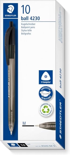 01-725.jpg STAEDTLER ball 4230 M sada 10 guľôčkových pier s čiernym atramentom