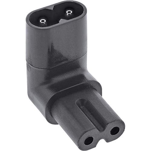 01-746.jpg InLine 16723H napájací adaptér IEC 60320 C8 na C7 uhlový čierny