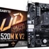 Gigabyte A520M K V2 — základná doska micro ATX pre AMD AM4 s DDR4