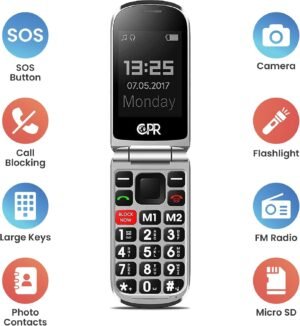 01-92.jpg CPR CS900 — véčkový mobil pre seniorov s veľkými tlačidlami a SOS