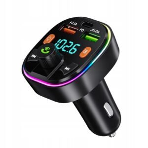 FM Transmitér GlasFlength, Bluetooth adaptér do auta, autorádio