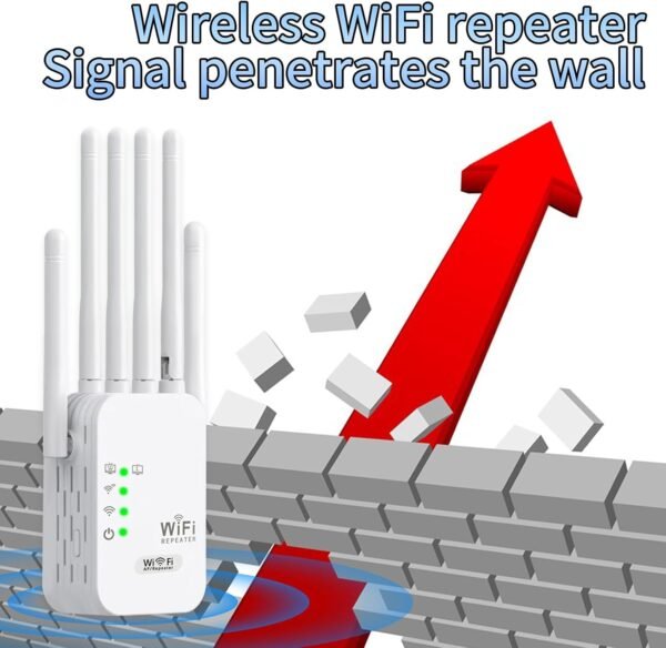 02-101.jpg Zosilňovač Wi-Fi signálu do zásuvky so 6 anténami a dvoma LAN portami
