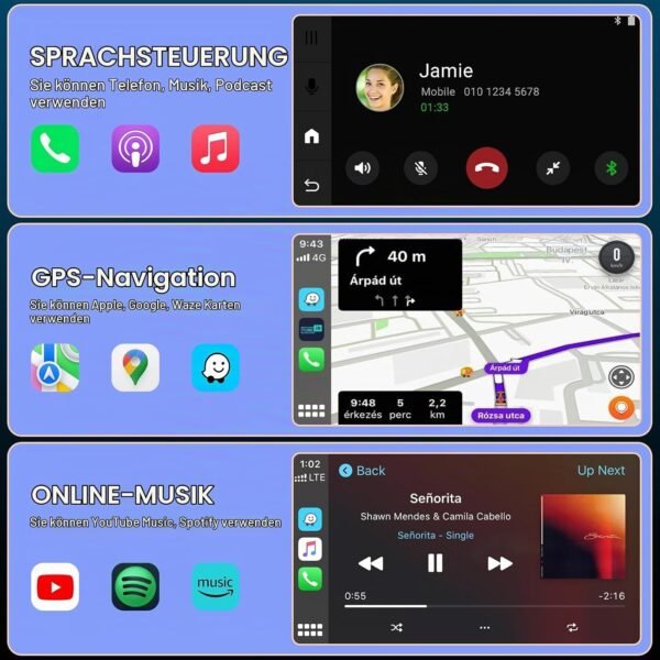 02-110.jpg Bezdrôtový adaptér 2 v 1 pre Apple CarPlay a Android Auto s USB-C a USB-A