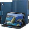 02-134.jpg KingBlanc puzdro pre iPad Air 13 palcov — modré s držiakom na ceruzku
