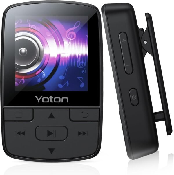 02-136.jpg YOTON MP3 prehrávač 64 GB s Bluetooth 5.2 FM rádiom a športovým klipom
