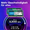 Crucial 8 GB DDR4 3200 MHz SODIMM CL22 — pamäť do notebooku CT8G4SFRA32A