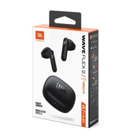 JBL Wave Flex 2 — bezdrôtové slúchadlá s otvoreným dizajnom čierne