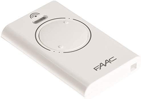 02-237.jpg FAAC XT2 433 SLH LR — dvojkanálový diaľkový ovládač brány 433 MHz biely