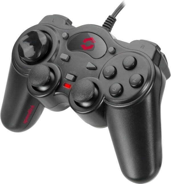 02-293.jpg Speedlink Thunderstrike — káblový USB gamepad pre počítač s turbo funkciou