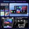 02-3.jpg Podofo 9" autorádio pre Mercedes-Benz W203 W209 GLK — Android 13 CarPlay
