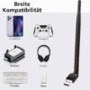 LogiLink BT0067 Bluetooth 5.3 USB adaptér s externou anténou a dosahom 150 m