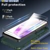 ivoler puzdro pre Samsung Galaxy A36 5G s 2 ochrannými sklami zelené