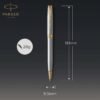 02-32.jpg Parker Sonnet Stainless Steel GT — guľôčkové pero s otočným mechanizmom