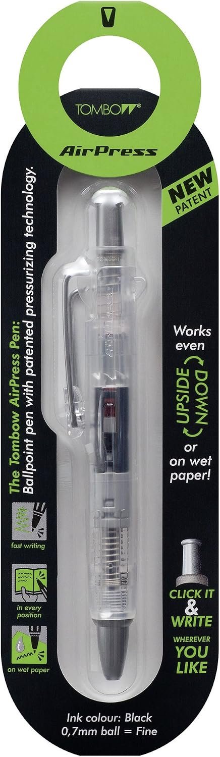 02-352.jpg Tombow AirPress Pen — guľôčkové pero s natlakovanou náplňou priehľadné