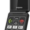 emporia TALKglam — véčkový telefón pre seniorov s núdzovým tlačidlom čierny