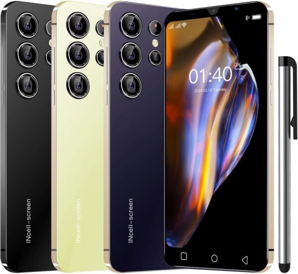 QrZrQ S24Ultra — 5-palcový smartfón s Androidom 9 a 16 GB pamäťou fialový